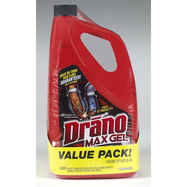 B & K Drano Professional Strength Gel Drain Clog Remover 160 oz 70462 - main